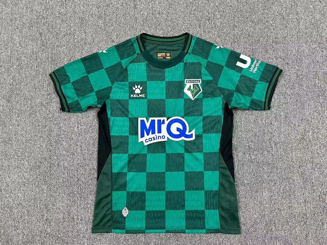 AAA Quality Watford 25/26 Away Green Soccer Jersey